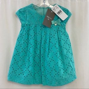 Mayoral baby girl eyelet dress NWT size 2